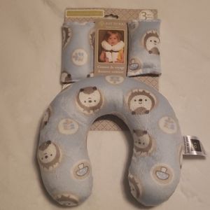 Infant travel pillow and seat belt covers